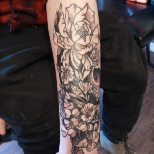 Flower Tattoo Design Good Times Tattoo Seattle