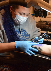 Miesha Yagle Seattle Tattoo Artist at Good Times Tattoo