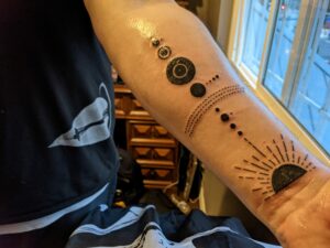 Solar system space Tattoo Design Good Times Tattoo Seattle