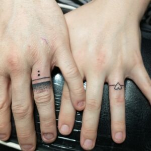 Wedding ring heart finger Tattoo Design Good Times Tattoo Seattle